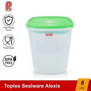 PACIFIC Alexis Sealware Segi Toples Plastik Food Container Wadah Makanan 6 L