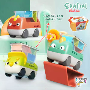 [KST] Balok Mobil Susun Bongkar Pasang Edukatif Mainan Anak Kreativitas Motorik Kado Ultah