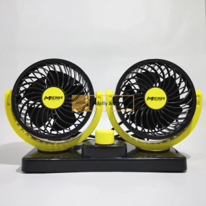 Kipas Angin Mobil 12/24V Dobel Fan Single Swicth