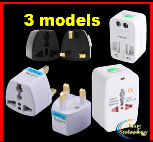 Universal adapter Universal plug Travel adapter 3 Pin UK Plug universal adapter converter Multi Power Adapter UK 3Pin Plug Travel adaptor us eu plug converters