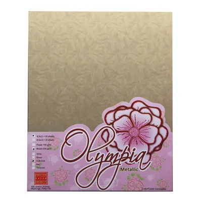 Olympia Metallic Specialty Paper 100gsm 10sheets per pack