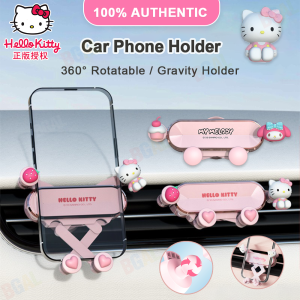 Phụ Kiện Sanrio Hello Kitty Chính Hãng 100% Giá Đỡ Điện Thoại Ô Tô Cho Ô Tô Aircon Vent Mount Xoay 360 Độ Loại Clip Giai Điệu Giá Đỡ Điện Thoại Di Động Cho Điện Thoại Thông Minh Phụ Kiện Xe Hơi Giữ Điện Thoại Trọng Lực Quà Tặng Sinh Nhật ZJ02
