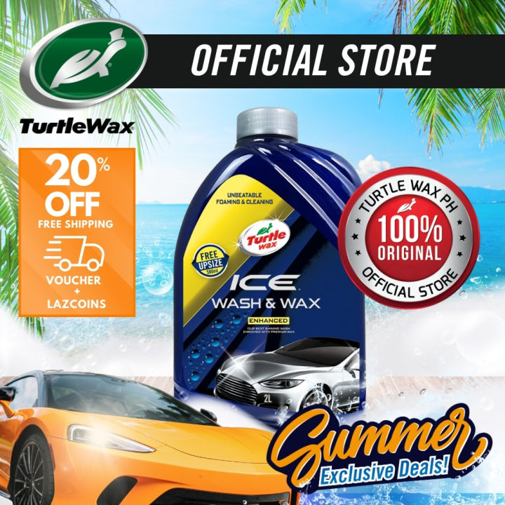Turtle Wax Ice Premium Car Care Wash & Wax 2L 404102 Lazada PH