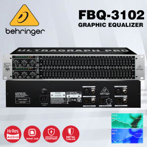 BEHRINGER FBQ3102HD 31 segment equalizer with adjustable frequency division for mono bass output suitable for various performance occasions