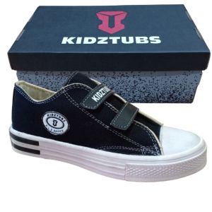 Sepatu Sekolah Anak Laki Laki Perempuan Cewek Cowok Warna Hitam Murah Tali Perekat Rekat Velcro Kecil Tanggung Umur Usia PAUD TK SD SMP SMA Kelas 1 2 3 4 5 6 7 8 9 0 Tahun-KIDZTUBS1928122023