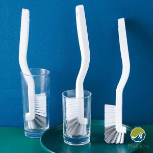 Makayo แปรงล้างขวด ล้างแก้ว ขวดนม แก้วไวน์  25.5cm  สําหรับทําความสะอาดถ้วยแก้ว brush
