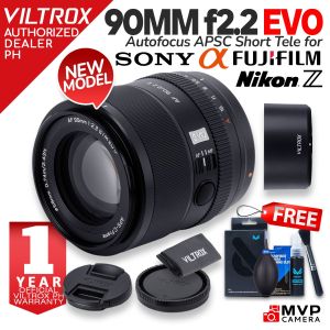 VILTROX 90mm f2.2 EVO AF Lens for Mirrorless APSC MVP CAMERA