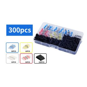 Solasi Selang kabel Bakar Isolasi Sambungan kabel Heat Shrink 300pc heatsrink selongsong kabel bakar