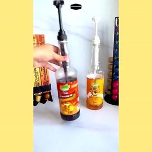 5Pcs 10Cc Syrup Pump Liquid Dispenser For Juice Milk Tea Coffee Shop Bottle Use