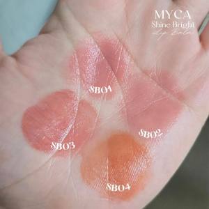 MYCA SHINE BRIGHT LIP BALM ใหม่ล่าสุด กับลิปเนื้อบาล์ม สีสวยถูกใจ ลุคใสๆ