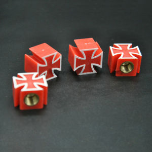 4Pcs/Set Universal Bicycle Motorbike Car Tire Valve Cap Wheel Dust Covers Valve Stem Caps Cross Style Valve Cap Covers