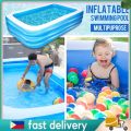 Fast Deliveries Home Use Paddling Pool Large Size Inflatable Square Swimming Pool Kids inflatable Pool. 