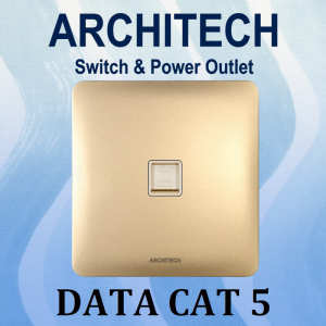 ARCHITECH INFINITY A63-E02 GOLD Stop Kontak/JACK/OUTLET Data Cat 6