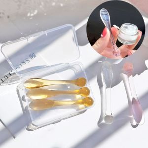 BAIXL Anti Wrinkle Acrylic DIY Cream Mixing Face Absorb Roller Eye Beauty Apparatus Cream Massage Sticks Eye Cream Applicator Skin Care Tools Cosmetic Spatula Eye Massager Stick