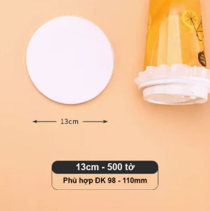 Giấy Chống Tràn Trà Sũa Giấy Lót Bọc Cốc Trà sữa Giấy Chặn Ly Nước Chống Tràn Set 500 Tờ