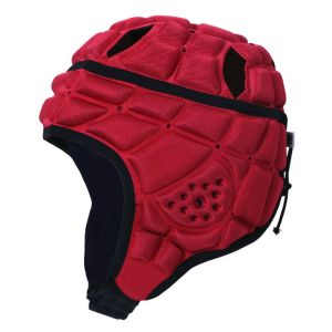 DOUBLEL Sponge Padded Football Protect Helmet Breathable Anti-collision Ski Head Protector Rugby Helmet Protective Goalkeeper Helmet Sports