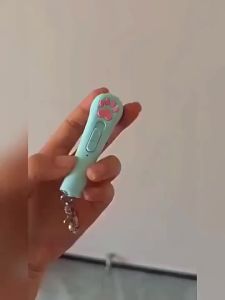 Interactive Pet Toy Rechargeable LED Light Rechargeable Cat Paw Toy MultifunctionTeaser Keychain with UV Light & LED Flashlight dog and cat activity toy chew and play toy Pet Care