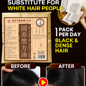 [Specially Developed For People With Gray Hair] Guyang Black Fang Tang Herbal Black Hair Tea Conditioning The Body To Improve Hair Loss Healthy Tea