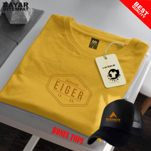 COD bonus TOPI/ Kaos Distro EGR 1985  text GOLD Premium Quality - Baju Kaos Lengan Pendek Pria Wanita Dewasa Remaja Bahan Katun 30s Adem