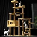 Cat House Cat Condo Cat Tower Cat Tree Pet Stand House Game Tower Cat Climbing Apartment. 