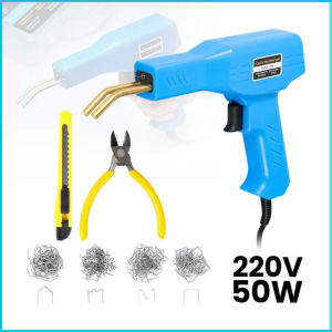 COD Cepat HB Pistol Las Kendaraan Automotive Plastic Welding Gun 50W / Pemanas Las Plastik Body Motor pecah Penyambung bumper mobil pvc Retak - Q028