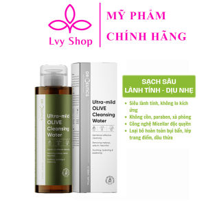 Nước tẩy trang Drceutics 500ml Ultra-mild Olive 500ml Lvy Shop làm sạch sâu cấp ẩm dịu nhẹ cho mọi loại da