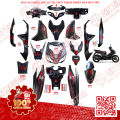 Dàn Áo AB 2017, Dàn Áo Xe Air Blade 125 2017 Đen Nhám Phiên Bản Đen Mờ Chính Hãng Honda - ZZM. 