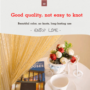 Curtain Fabric Delicate Hanging Curtain Partition Colorful Dustproof Lyman Textile High-cut