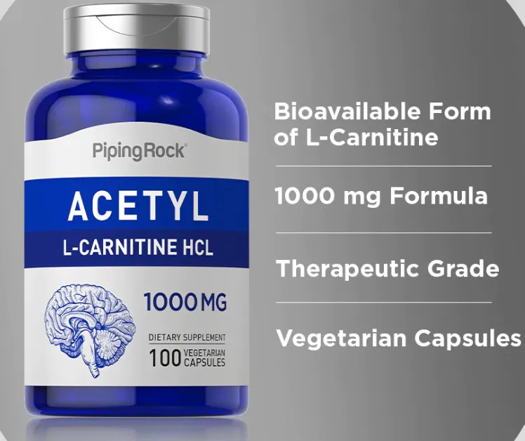 l carnitine piping rock Acetyl L-Carnitine Powder | 300g | ALCAR HCL Supplement NOW L Carnitine Liquid Tropical