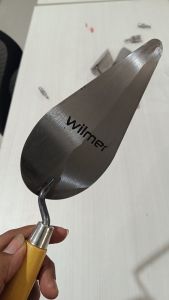Sendok semen baja - sendok semen stainless cetok bangunan murah ukuran Pendek / Sedang / Panjang Cetok stenlis - 1 Pc