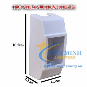 Hộp đựng CB có nắp 2 pha 3 pha 4 pha nắp chụp nhựa mica chống nước bảo vệ CB aptomat nhựa ABS
