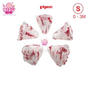 Combo 5 Núm Vú cổ hẹp Silicone Siêu Mềm Pi.geon