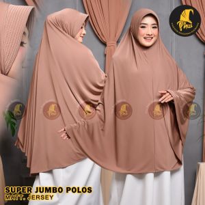 Khimar Super Jumbo XXXL Jersey Syari Pet Antem (Super Jumbo Polos)