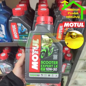 MOTUL Scooter Expert LE 10w30 1Liter Oli Motor Matic ADV Nmax Aerox Xmax 1000ml