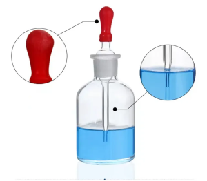 DROPPING BOTTLE CLEAR GLASS 2PCS/ORDER CORDIAL