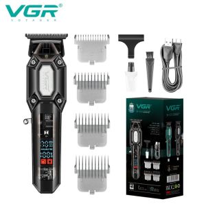 VGR V-900 High Speed Hair Clipper LCD Display Electric Trimmer Mens Special Hair Clipper Shaver