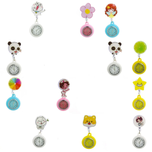 Essential Nurse Watch Medicals Office Retractable Clip Watch Nurse Brooch Pin for Hospital Use