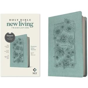 NLT PREMIUM VALUE THINLINE BIBLE FILAMENT ENABLED EDITION--SOFT LEATHER-LOOK TEAL
