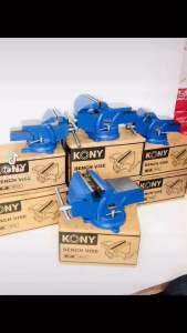 ปากกาจับชิ้นงาน 6” นิ้ว ยี่ห้อ KONY ทํามาแบบพิเศษ ตัวฐานสามารถ หมุนรอบตัวได้ เหล็กหล่อเหนียว