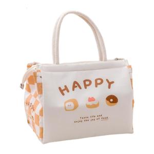 Portable Handheld Insulated Lunch Box Bag With Cute Cartoon Design Spacious Thermal Container For Kids And Adults