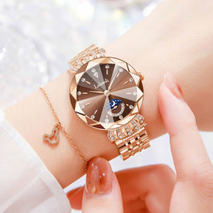 Womens Fashion Diamond Watch Women Luxury Diamond Waterproof Quartz Watch Gifts For Girlfriend