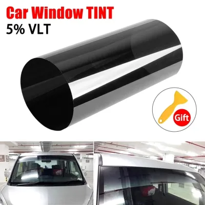Car Windshield Windscreen Anti UV Sunshade Sunscreen Visor Solar Film Tint Sticker (150cm)