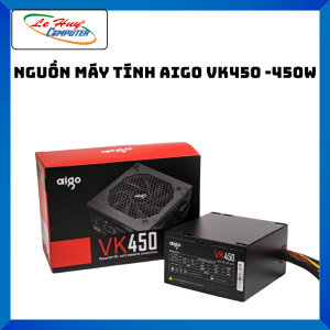 Nguồn Máy Tính Aigo VK450 -450W Màu Đen - Hàng Chính Hãng