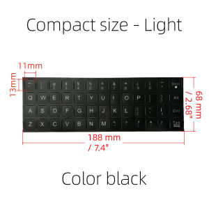 Matte PVC Dust Proof Wear Resistant Sticker Macbook Keyboard Suitable Individual Key Application