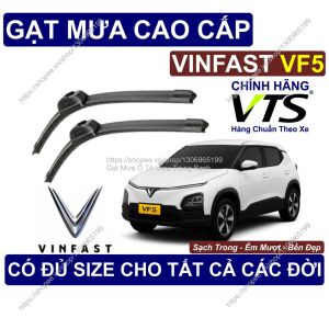 Gạt Mưa Sạch Êm Bền Kính Lái Vinfast VF5 Cặp Gạt Mưa Kính Lái Vinfast VF5 Có Đủ Size Cho Các Đời Xe Vinfast VF5