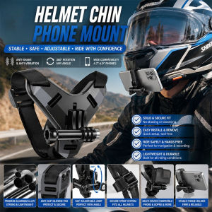 Gopro Helmet Holder Action Camera Chin Holder Cycling Off-Road Motorcycle Helmet Chin Holder