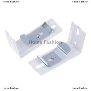 [COD] Home Fashion 1 2Pcs 3Inch Vertical Blind Bracket Clips Metal Roller Shutter Pull Curtain Fixing Mounting Holder Accessories