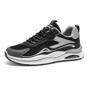 Techdoo Sepatu Sneakers Pria Casual Trendy Sepatu Cowok Olahraga Fashion Sepatu Santai Sekolah KSR736