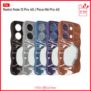 YITAI - YC57 Case Wave Mirror Xiaomi Redmi Note 13 4G 13 Pro 4G Poco X3 X3 Pro X3 NFC C65 M3 M3 Pro 5G M5S X5 5G M6 Pro 4G