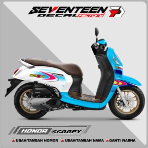 Decal Stiker full body HONDA SCOOPY NEW TAHUN 2021 2022 2023